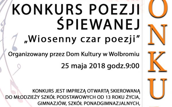 I Małopolski Konkurs Poezji Śpiewanej „Wiosenny czar poezji”