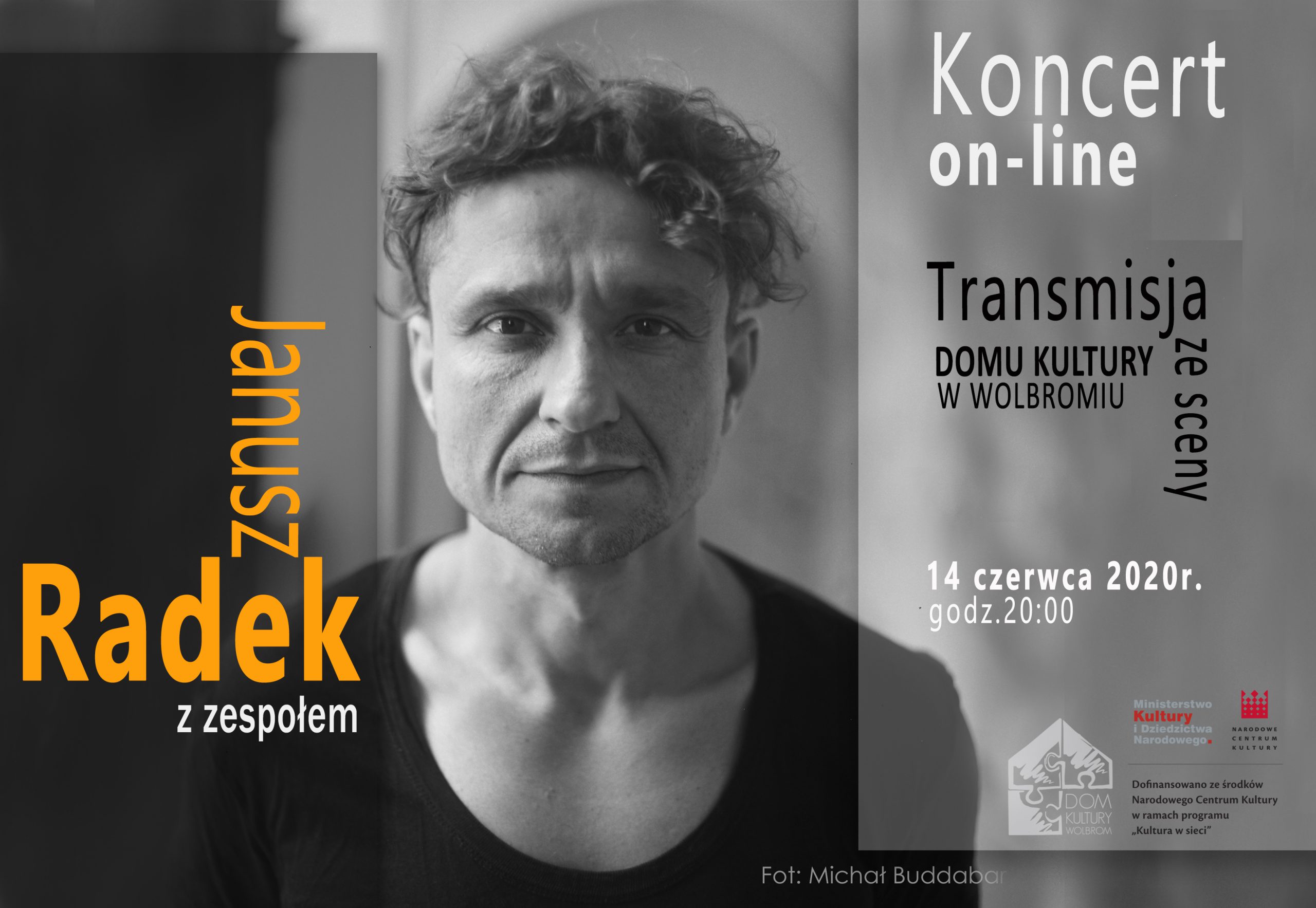 Janusz Radek koncert na żywo ze sceny Domu Kultury w Wolbromiu, transmitowany online. Bezpłatnie!