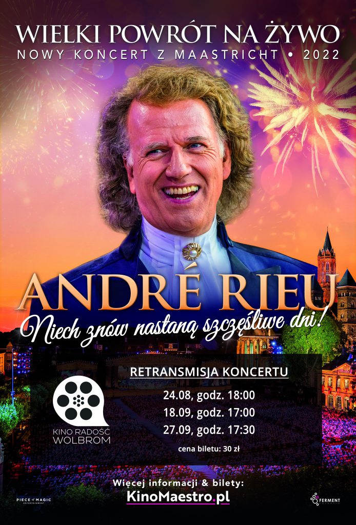 Plakat filmu Andre Rieu: „Niech znów nastaną szczęśliwe dni”