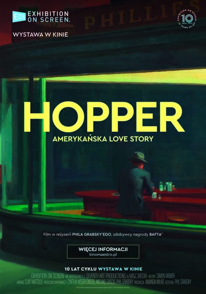 Plakat filmu <strong><em>Hopper. Amerykańska love story<br></em></strong><strong>Film o Edwardzie Hopperze i jego żonie Jo</strong><strong> </strong>