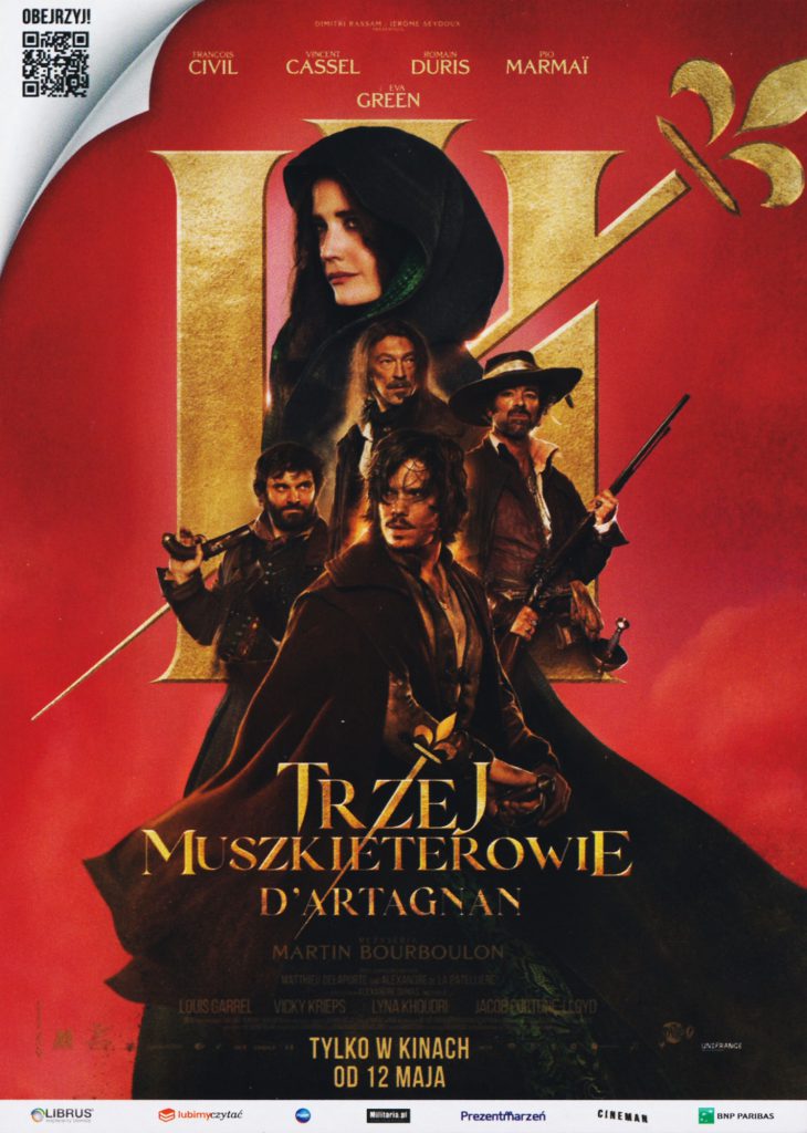 Plakat filmu Trzej Muszkieterowie: D’Artagnan 2D NAP