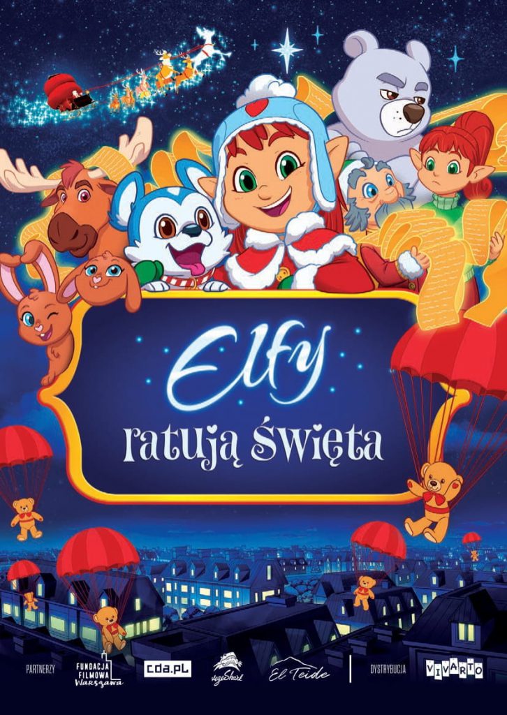 Plakat filmu Elfy ratują święta 2D DUB