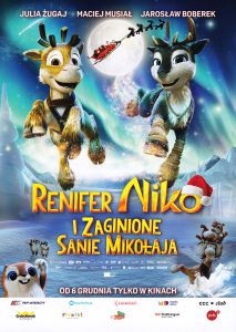 Renifer Niko i zaginione sanie Mikołaja 2D DUB