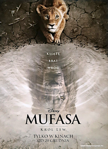 Plakat filmu Mufasa: Król Lew 2D DUB