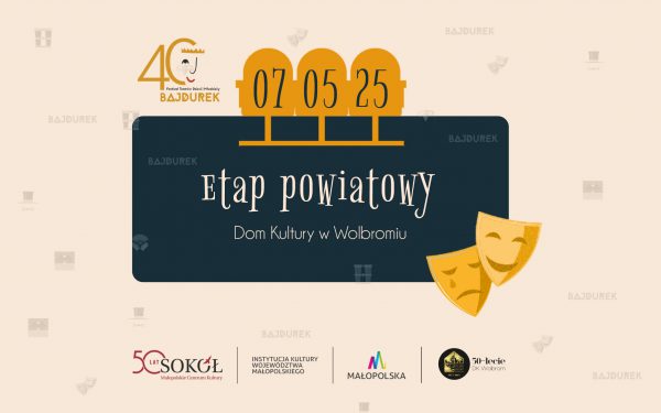 40. edycja Festiwalu Teatrów Dzieci i Młodzieży BAJDUREK – etap powiatowy